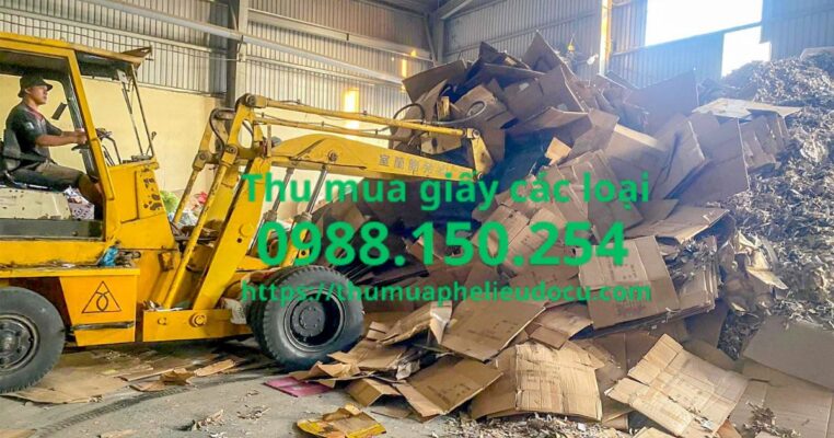 thu mua giấy phế liệu các loại